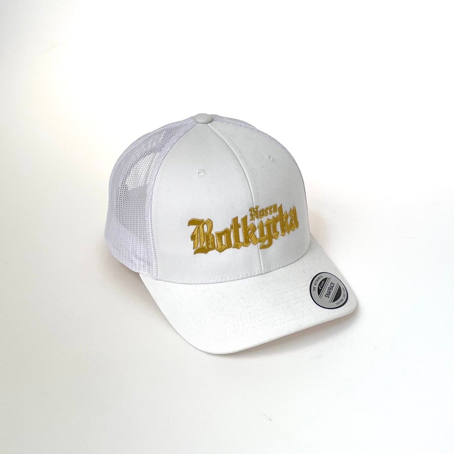 Norra Botkyrka Snapback - White/Gold