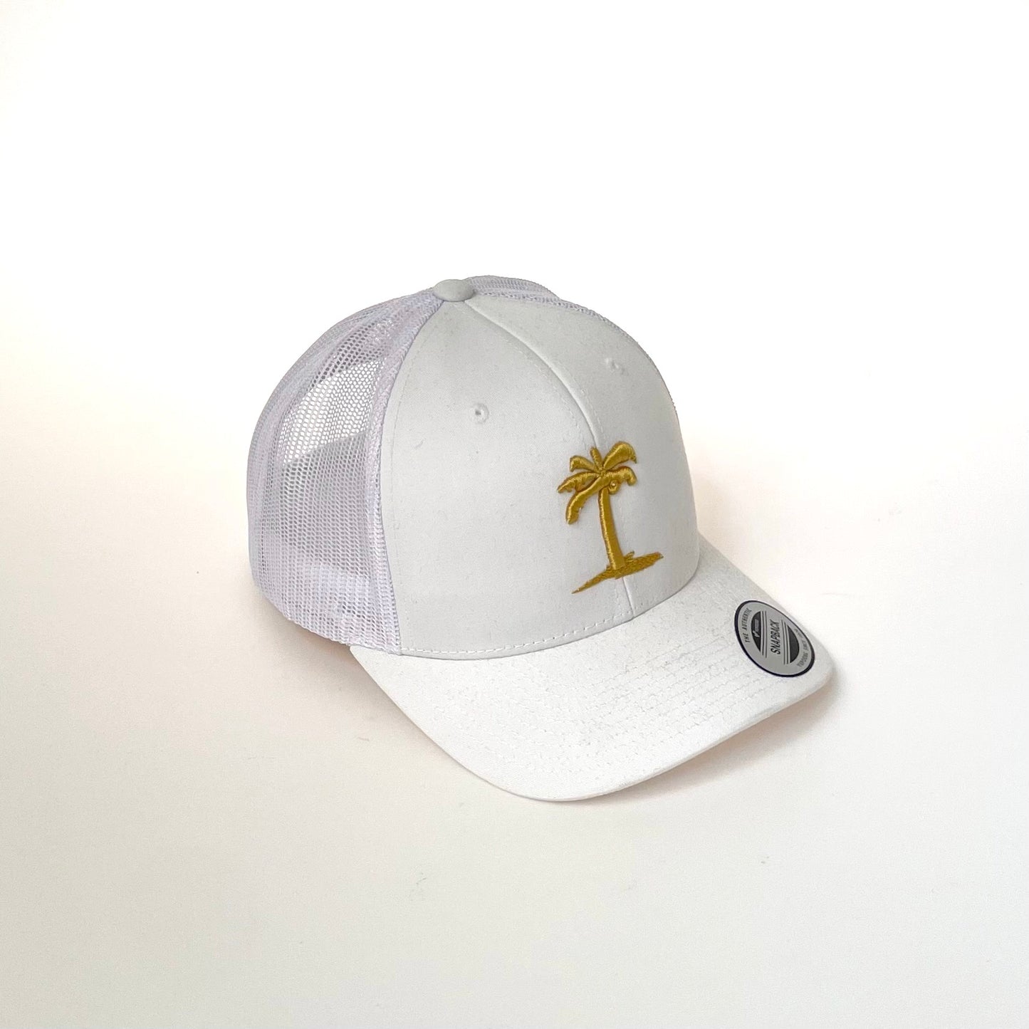 Tropical Snapback - White/Gold
