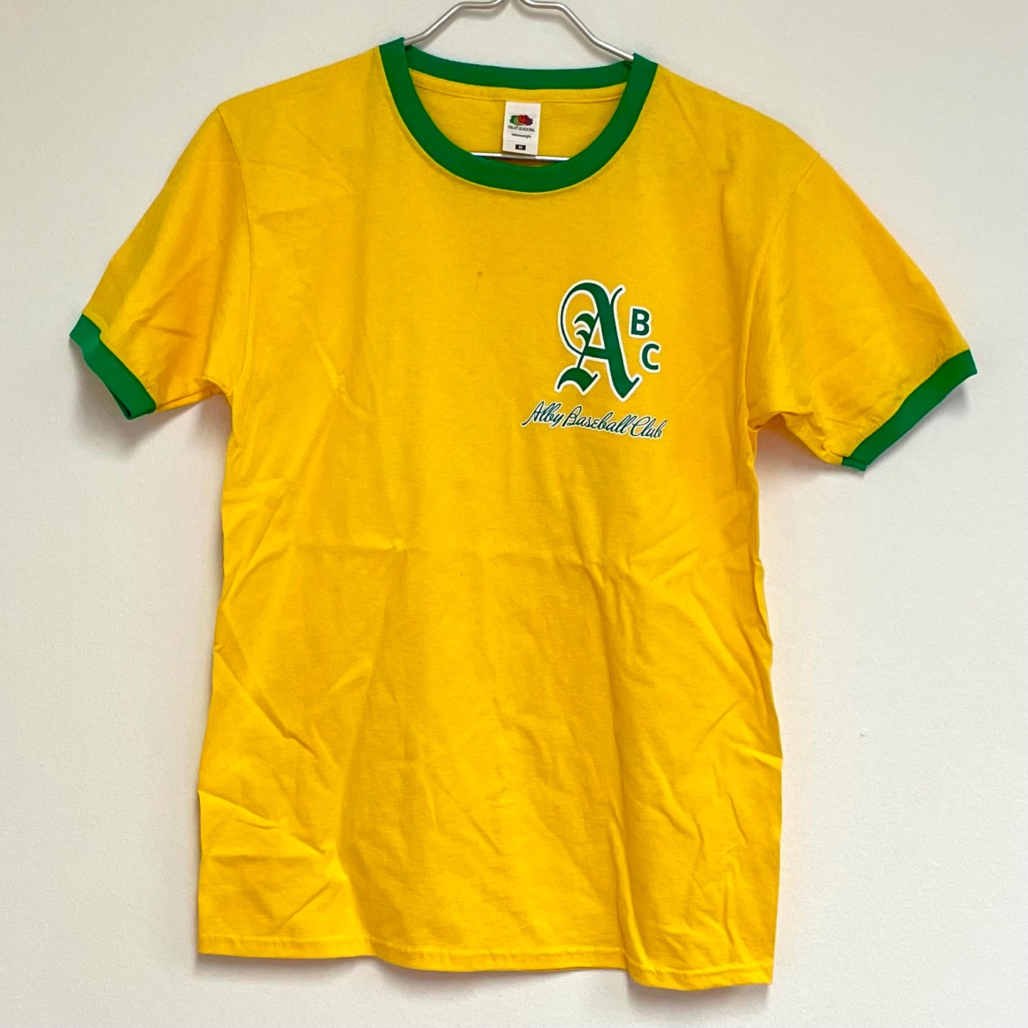 Alby baseball club Tee - Yellow