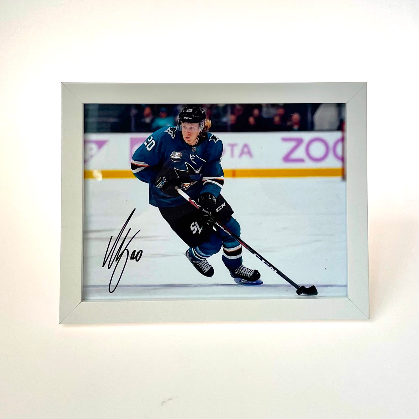 Sharks keps och tavla signerad av Marcus Sörensen - Black