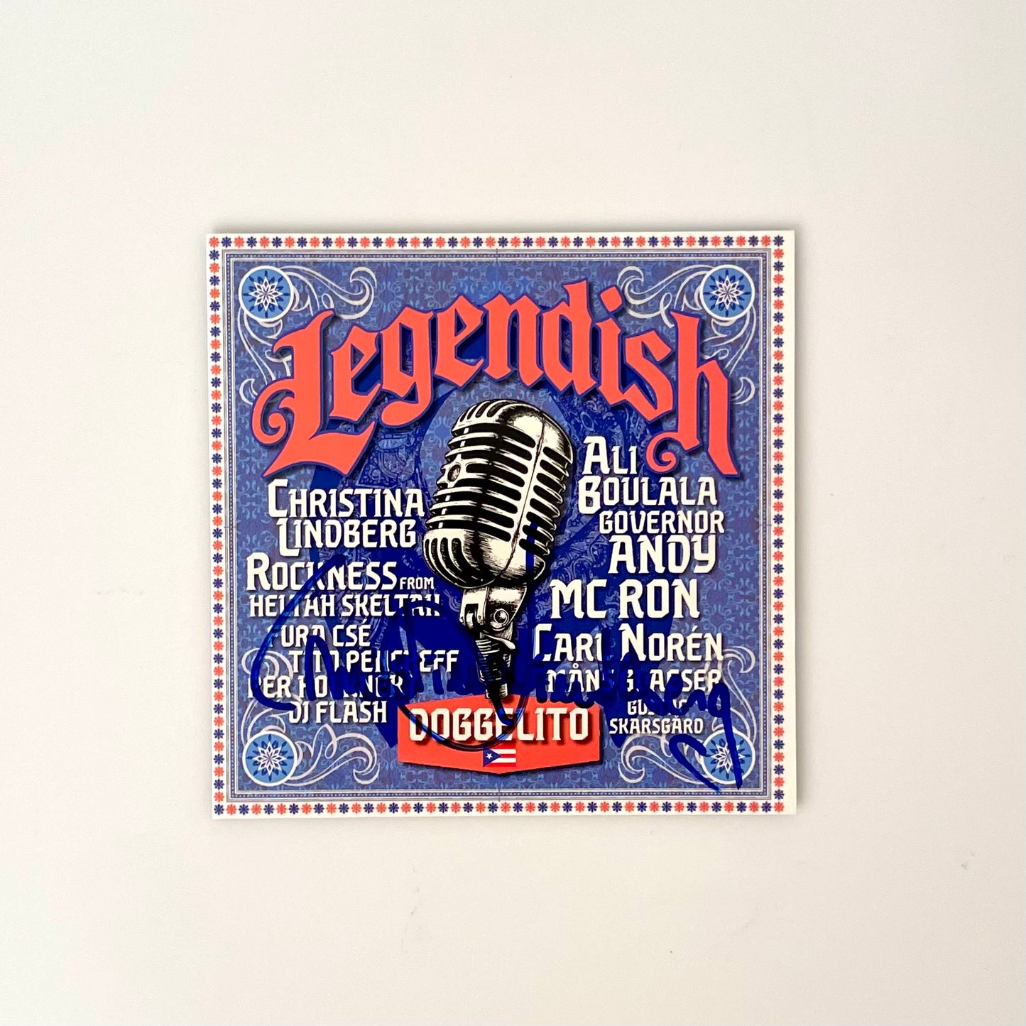 Legendish signerad av Christina Lindberg
