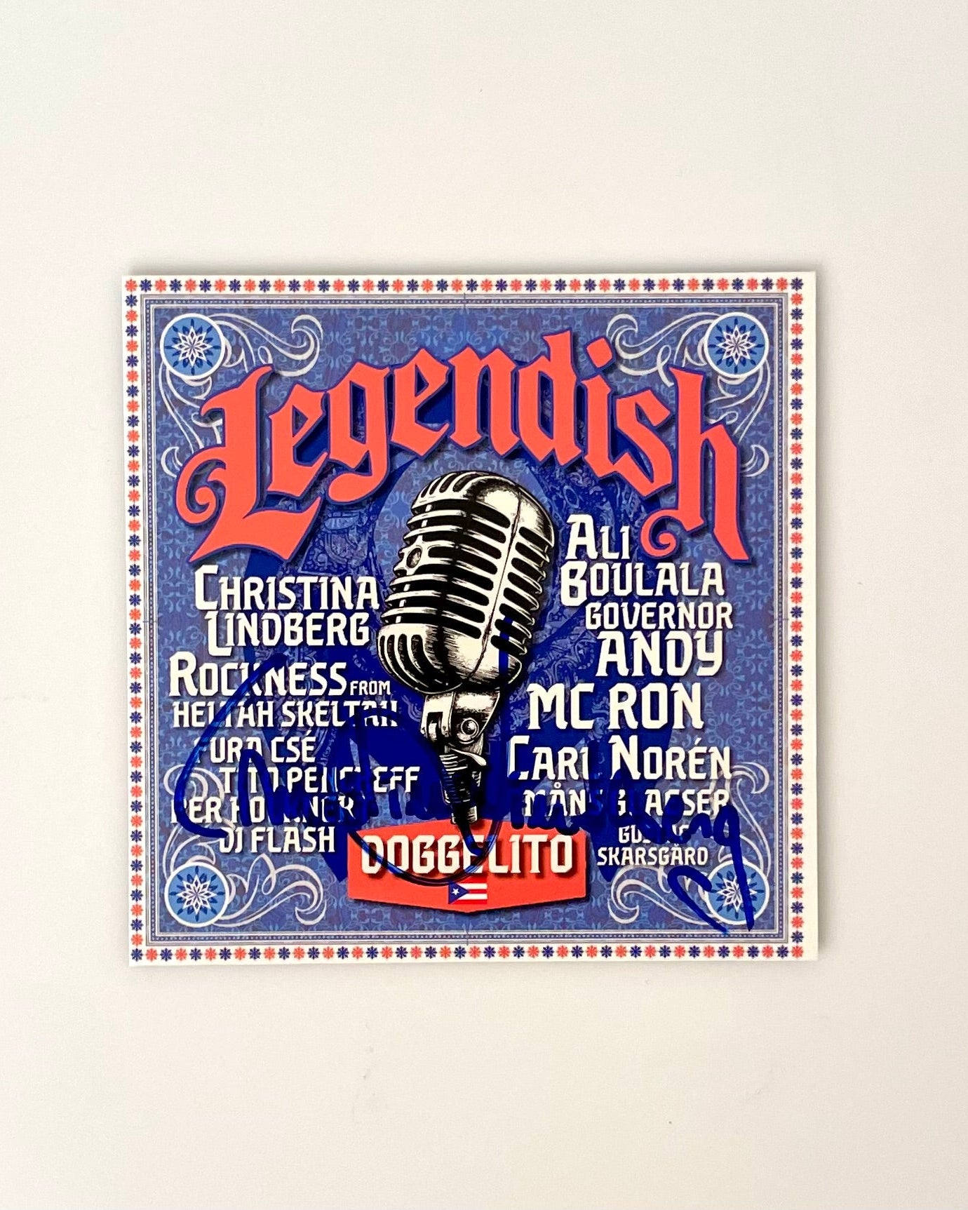 Legendish signerad av Christina Lindberg