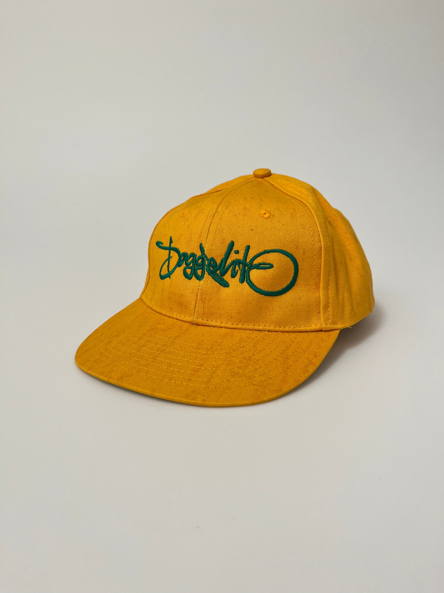 Doggelito Signerad Flatcap - Gul/ Grön