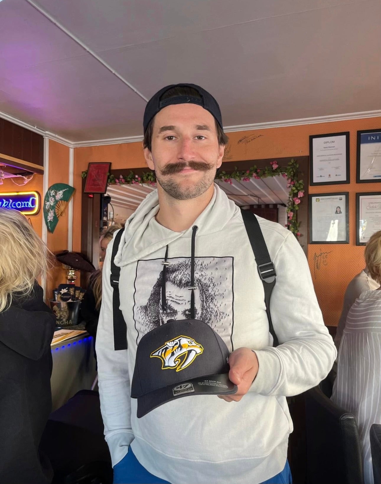 Predators Cap Signerad av Filip Forsberg - Navy