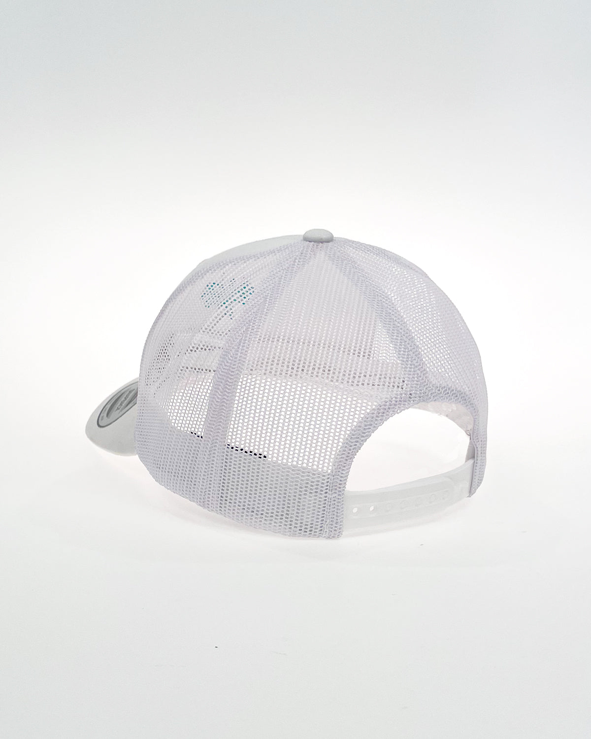 Tropical Snapback 3D - White/Turquoise