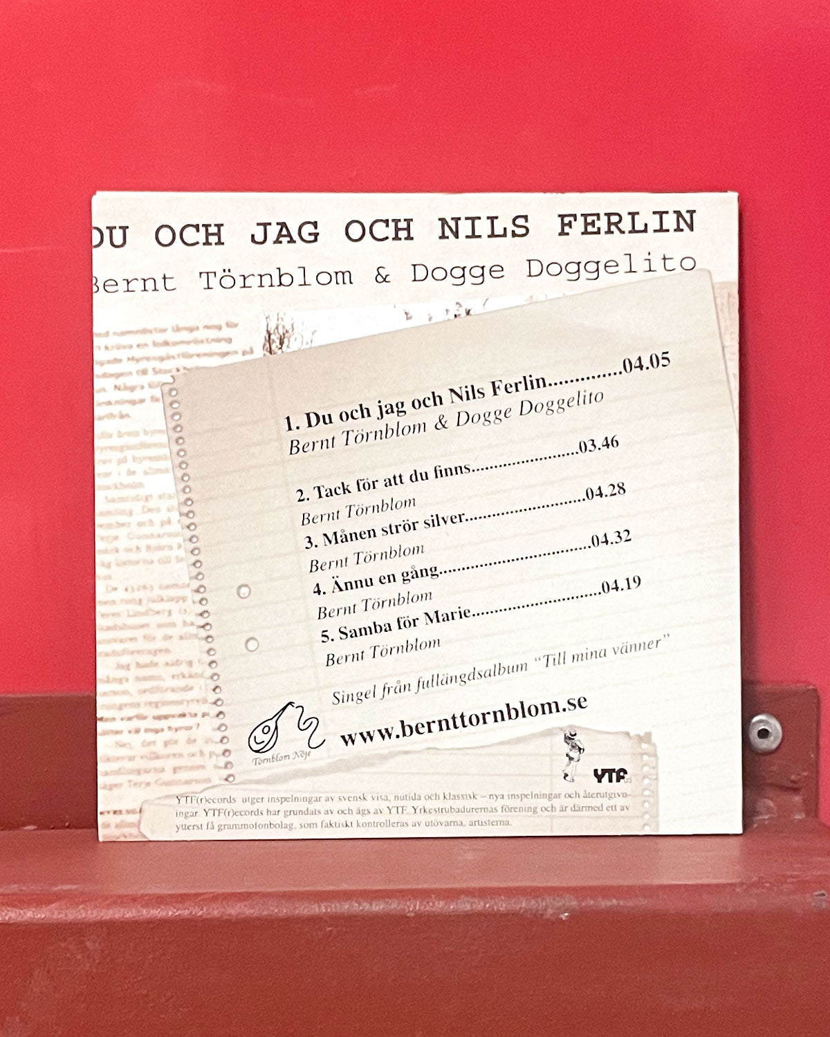 Du Och Jag Och Nils Ferlin