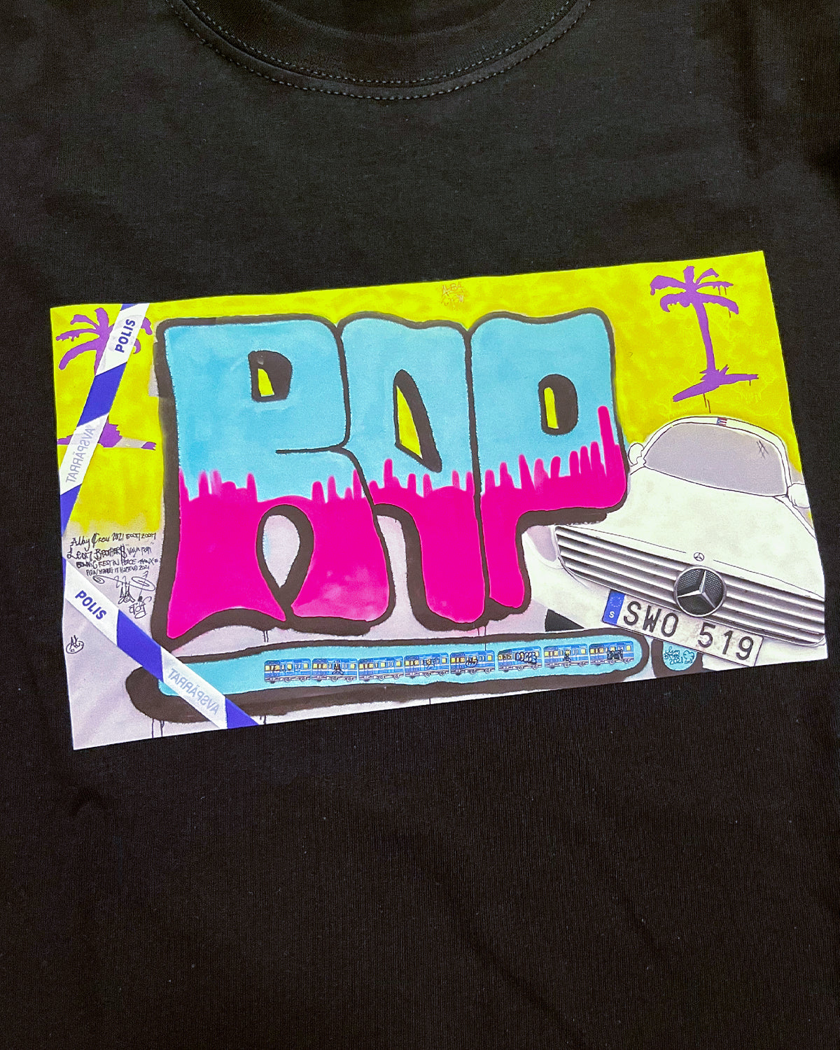 Rap Tee - Black