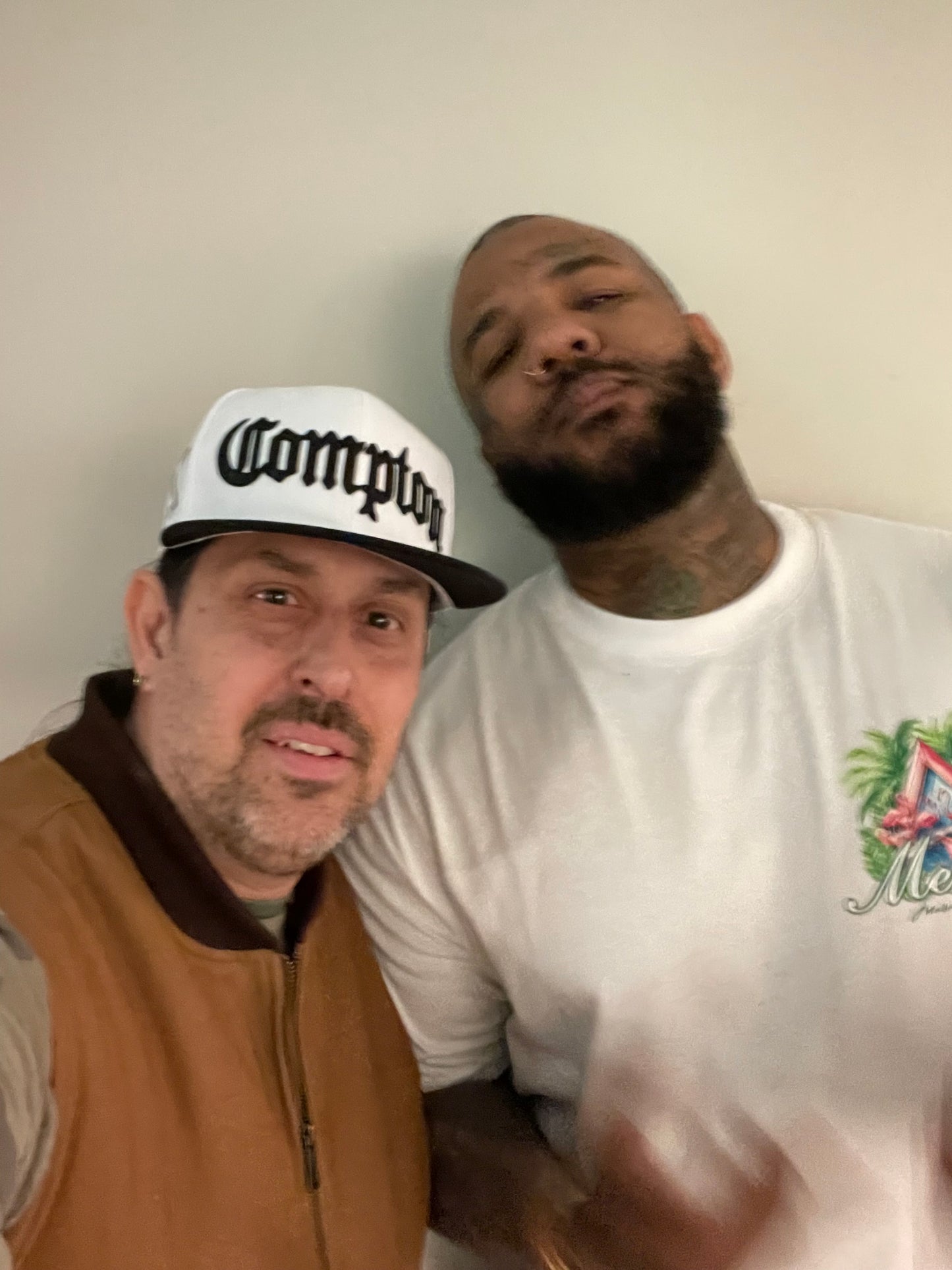 Compton keps Signerad av The Game - Vit/Svart
