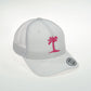 Tropical Snapback 3D - White/Pink