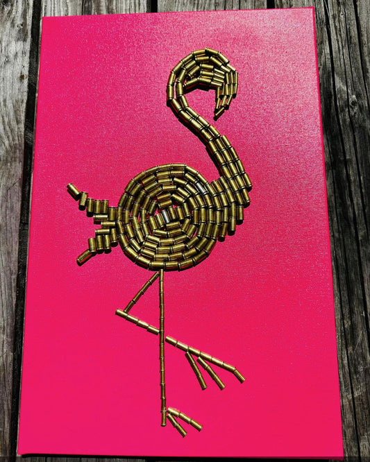 Flamingo Tropical, mellan 60x40 cm