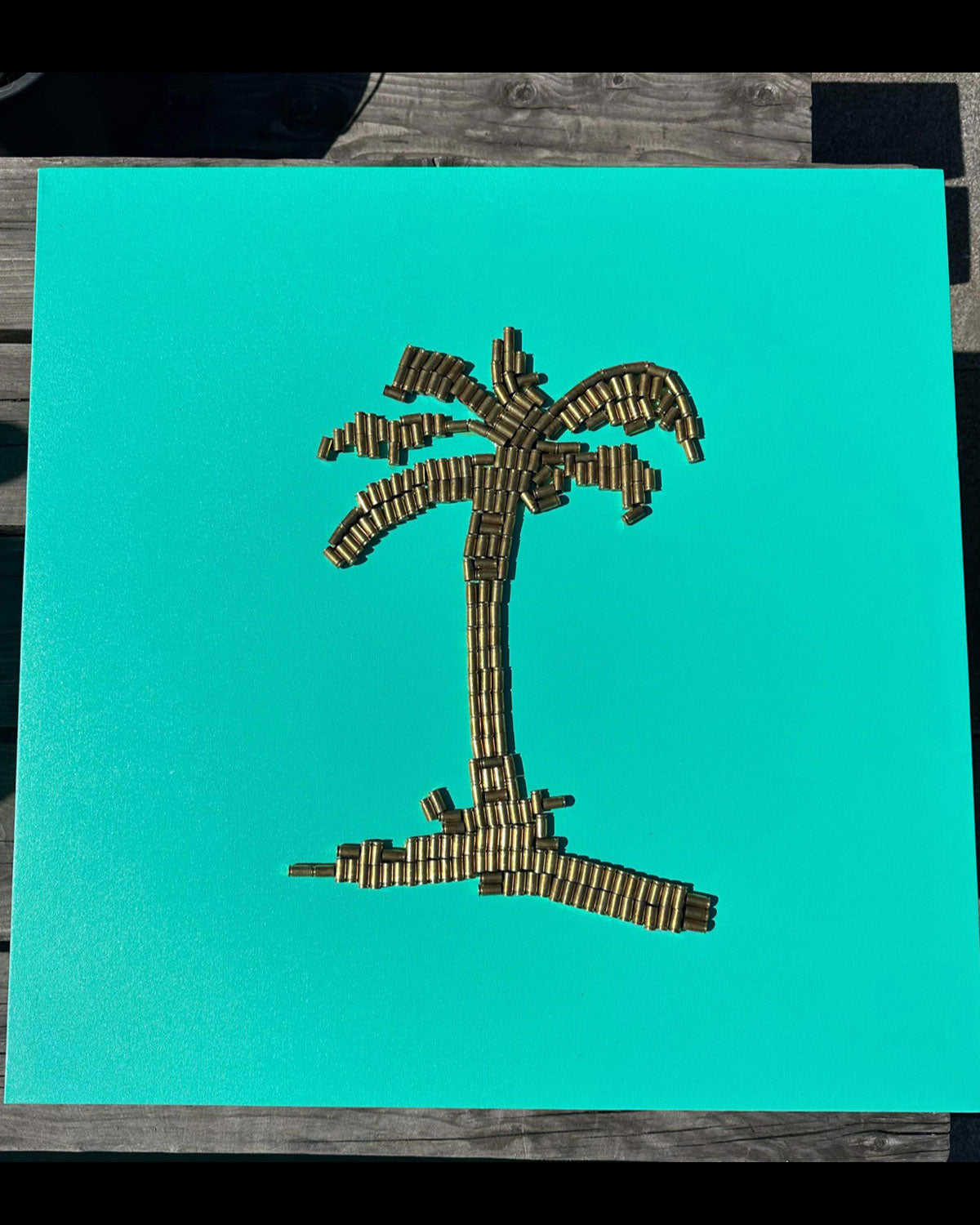 Palm Tropical, stor 80x80 cm